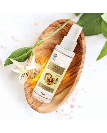 Body spray con l'idrolato di hamamelis